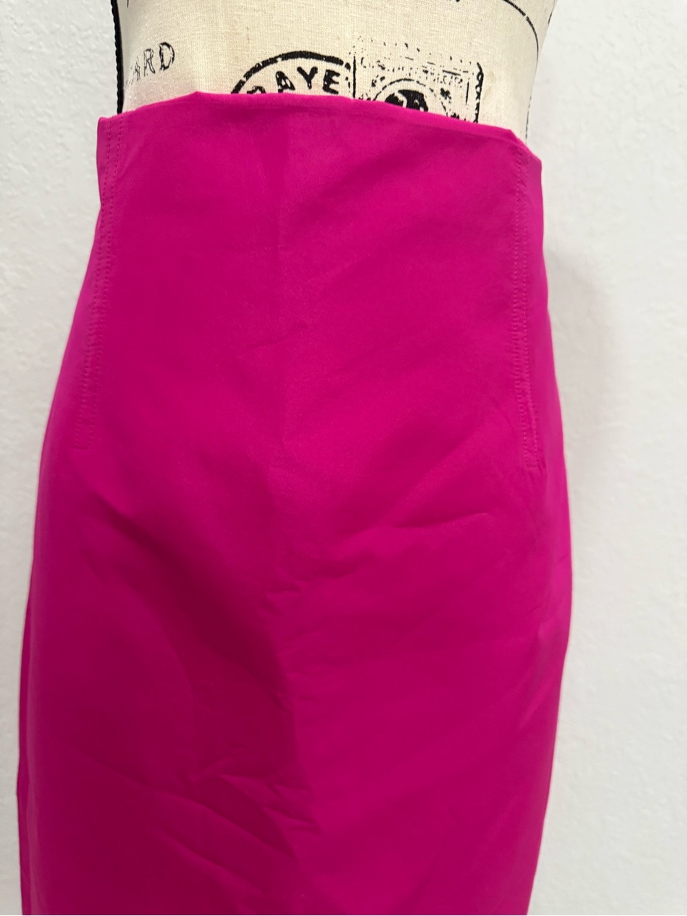 Zara Hot Pink Midi Pencil Skirt - Picture 5 of 6